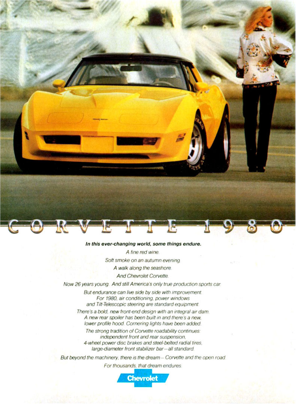 1980 Chevrolet Corvette Advertising